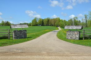View from Front Gates - Country homes for sale and luxury real estate including horse farms and property in the Caledon and King City areas near Toronto